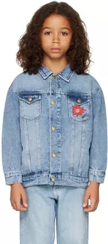 Джинсовая куртка Kids Blue 'Free As A Kangaroo' nadadelazos