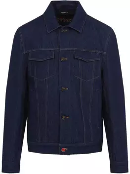 Джинсовая куртка Kiton, синий