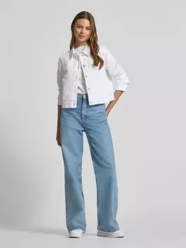 Джинсовая куртка классического кроя с нагрудными карманами Marc Cain, белый