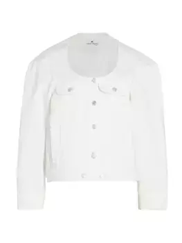 Джинсовая куртка-кокон Heritage Courreges, цвет heritage white