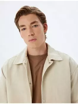 Джинсовая куртка KOTON, бежевый