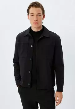 Джинсовая куртка Koton, черный