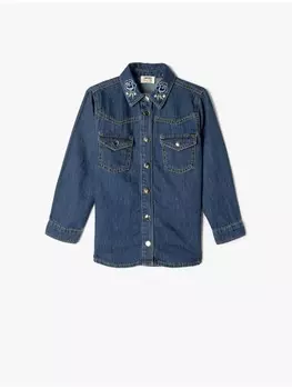 Джинсовая куртка KOTON, цвет dunkles indigo