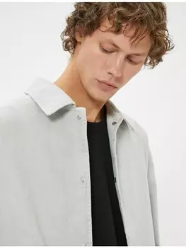 Джинсовая куртка KOTON, серый