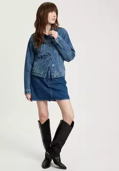 Джинсовая куртка KURZ Cross Jeans, синий деним