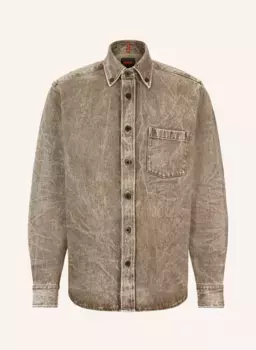 Джинсовая куртка lambey Boss, коричневый