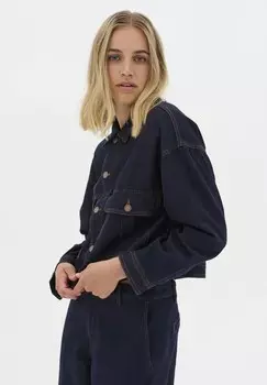 Джинсовая куртка LARA My Essential Wardrobe, темно-синий