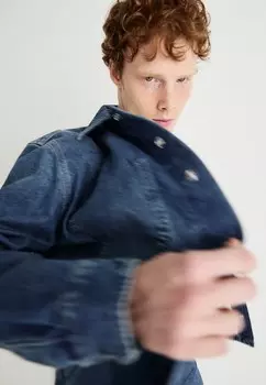 Джинсовая куртка Lee, синий деним