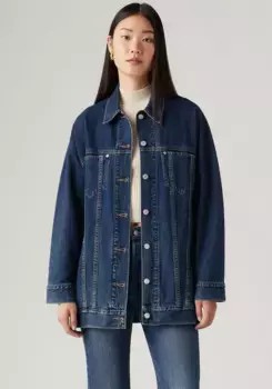Джинсовая куртка Levi's "BELTED DOLMAN TRUCKER", без капюшона, с поясом, цвет She'S Nice No Dp
