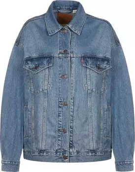 Джинсовая куртка LEVI'S Between-Season Jacket XL Womens Trucker, синий деним