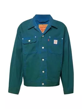 Джинсовая куртка LEVI'S Between-Season Jacket Sunrise Trucker, цвет petrol/emerald