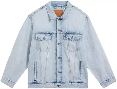Джинсовая куртка Levi's Big & Tall Between-Season Jacket, светло-синий