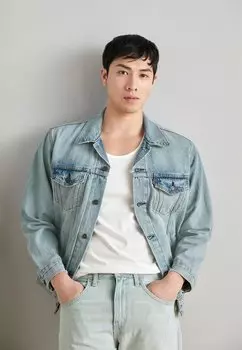 Джинсовая куртка Levi's НОВЫЙ ГРУЗОВИК РАССЛАБЛЕННОЙ ФИТИНГИ, цвет huron waves