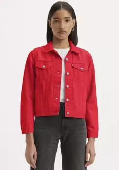 Джинсовая куртка Levi's "Original Trucker", СВЕЖАЯ КОЛЛЕКЦИЯ, цвет Script Red Trucker