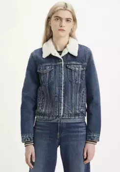Джинсовая куртка Levi's "SHERPA TRUCKER", цвет That New New