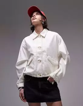 Джинсовая куртка Levi's в кремовом цвете