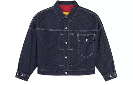 Джинсовая куртка Levi's женская, темный деним Levis, Dark Denim