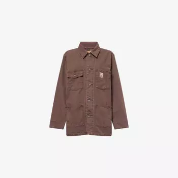 Джинсовая куртка Levis Беркли оверсайз, коричневый