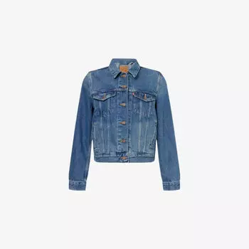 Джинсовая куртка Levis классическая, голубой