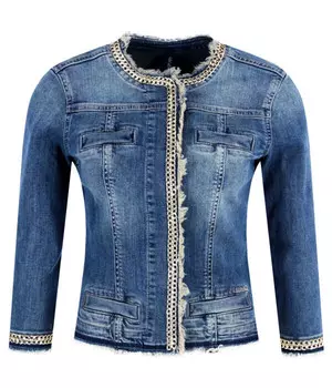 Джинсовая куртка Liu Jo Regular Fit, синий