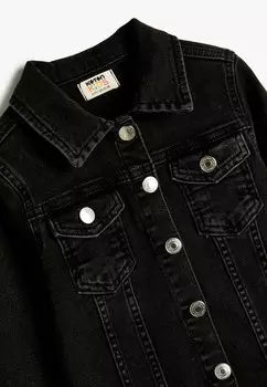 Джинсовая куртка LONG SLEEVE Koton, черный