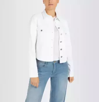 Джинсовая куртка MAC "RICH JACKET", легкая джинсовая куртка, белый