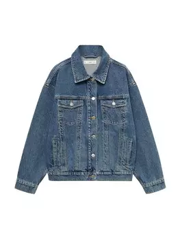 Джинсовая куртка MANGO Between-Season Jacket Ashley, синий деним