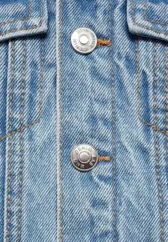 Джинсовая куртка Mango Kids, светло-голубой