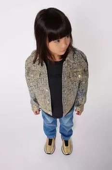 Джинсовая куртка Marc Jacobs, золотой