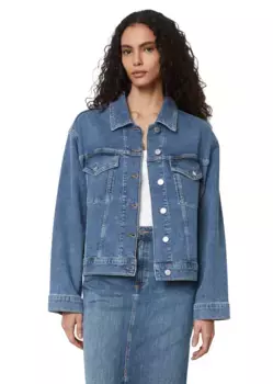 Джинсовая куртка Marc O'Polo из смеси органического хлопка, без капюшона, синий