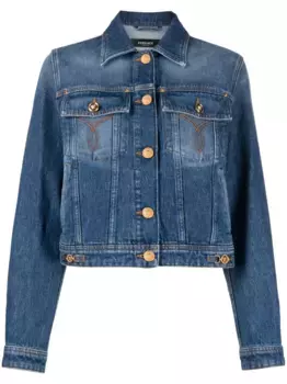 Джинсовая куртка Medusa '95 из коллаборации с Dua Lipa VERSACE, синий