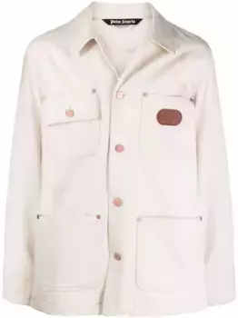 Джинсовая куртка Melting Logo из коллаборации с Missoni PALM ANGELS, нейтральный