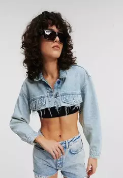 Джинсовая куртка MICRO Karl Lagerfeld Jeans, Светло-синий