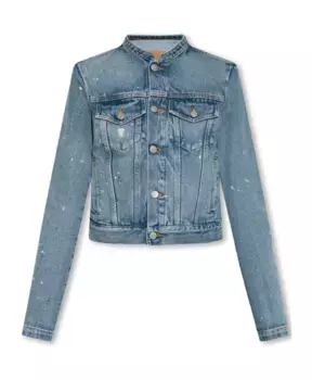 Джинсовая куртка Mm6 Maison Margiela, синий