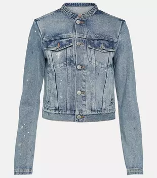 Джинсовая куртка Mm6 Maison Margiela, синий