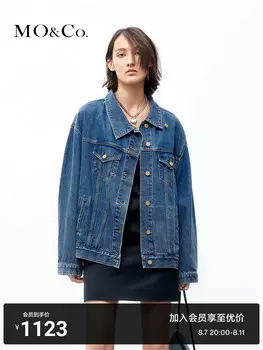 Джинсовая куртка Moco дизайнерская, синий