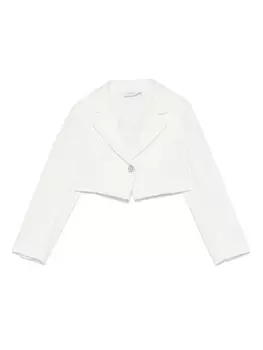 Джинсовая куртка Monnalisa, белый