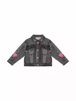 Джинсовая куртка Monnalisa, серый