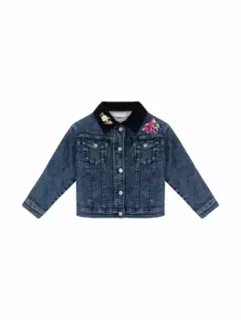 Джинсовая куртка Monnalisa, тёмно-синий