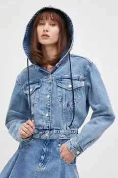 Джинсовая куртка Moschino Jeans, синий