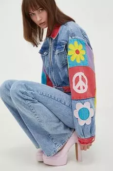 Джинсовая куртка Moschino Jeans, синий