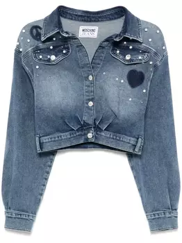 Джинсовая куртка MOSCHINO JEANS, синий
