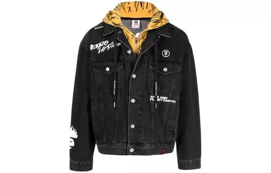 Джинсовая куртка мужская Aape, черный