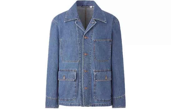 Джинсовая куртка мужская Uniqlo, 64 голубой