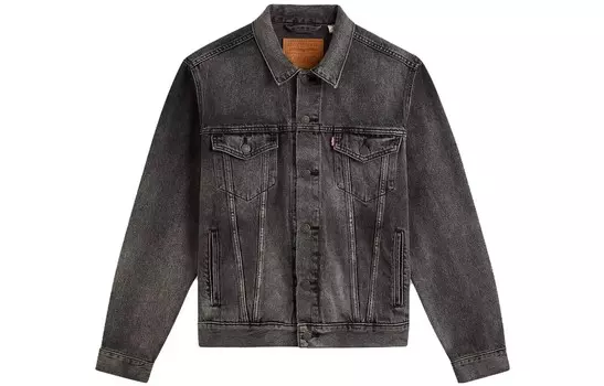 Джинсовая куртка мужская черная Levi’S, черный