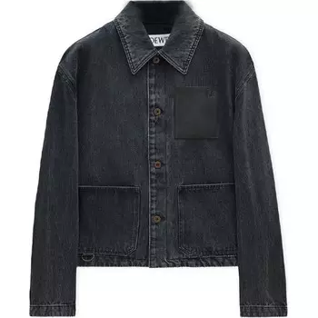 Джинсовая куртка мужская черная Loewe, черный