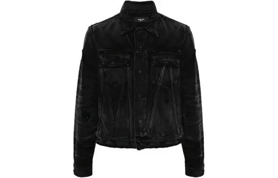 Джинсовая куртка мужская черный Amiri