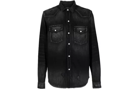 Джинсовая куртка мужская черный Amiri