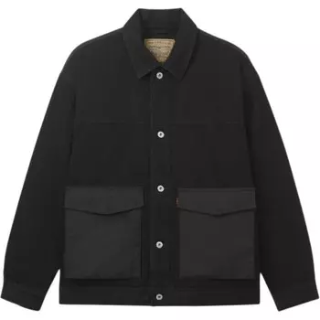 Джинсовая куртка мужская черный Levis