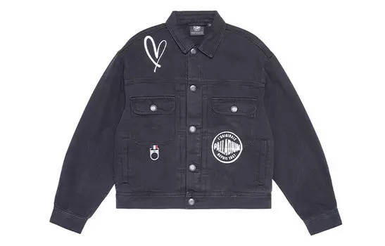 Джинсовая куртка мужская черный Palladium